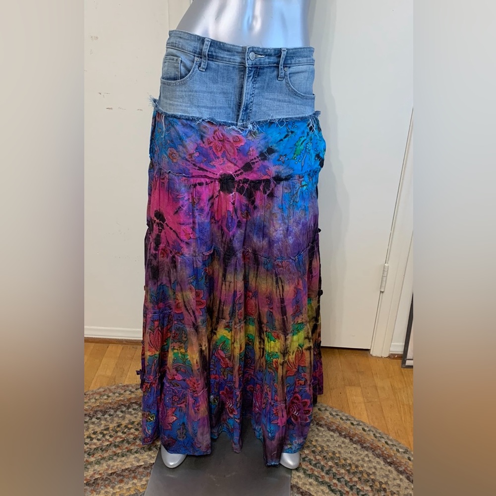 Up Cycled Boho skirt